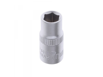 головка торцевая 6-гранная 1/4dr. 7мм от AV STEEL головка торцевая 6-гранная 1/4dr. 7мм