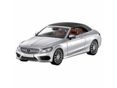 Модель Mercedes-Benz C-Class Cabriolet, Iridium Silver, Scale 1:18, артикул B66960612 от Mercedes Модель Mercedes-Benz C-Class Cabriolet, Iridium Silver, Scale 1:18, артикул B66960612