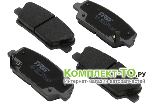 Колодки задние TRW для КИА SORENTO 09-12 GDB3499